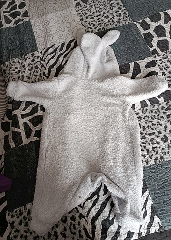 Tavşan Kulaklı Bebek Tulumu - Görsel 2