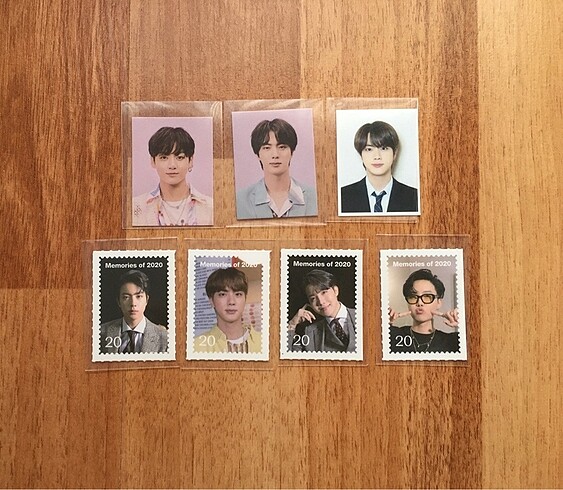 Bts id pul fotokart jungkook seokjin jhope
