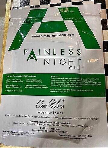 One more painles nıght glu 25