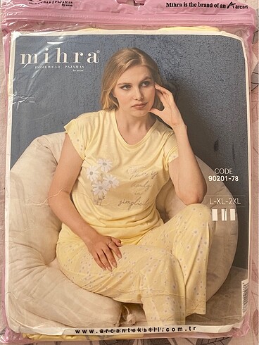 Mihra kadın kısa kol pijama takımı