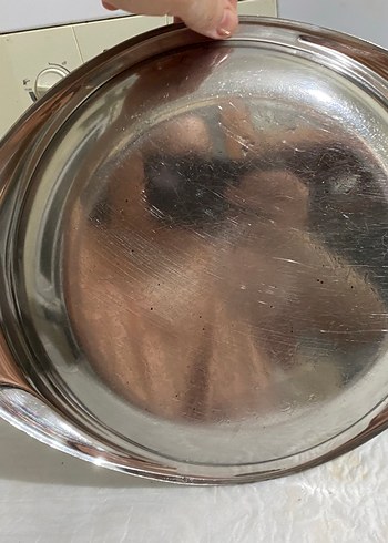 Yuvarlak çelik çay Tepsisi - Görsel 3