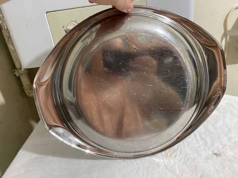 Yuvarlak çelik çay Tepsisi - Görsel 3