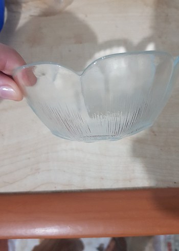 10'lu Çiçek Desenli Cam Kase - Görsel 3