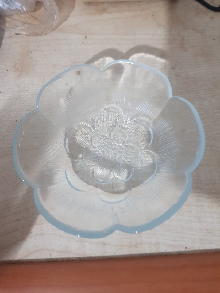 10'lu Çiçek Desenli Cam Kase - Görsel 2