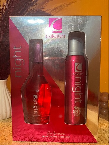Caldion night gift set kadın parfüm ve deodorant