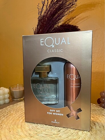 EQual classic gift set kadın parfüm ve deodorant