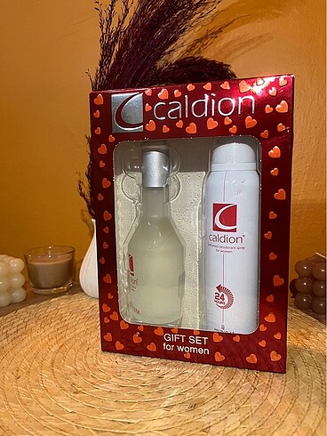 Caldion gift set kadın parfüm ve deodorant seti