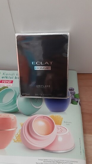 Oriflame eclat homme erkek parfümü sıfır kutulu JILATINLI 