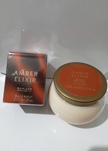 Oriflame amber elixir 50 ml bayan parfümü set
