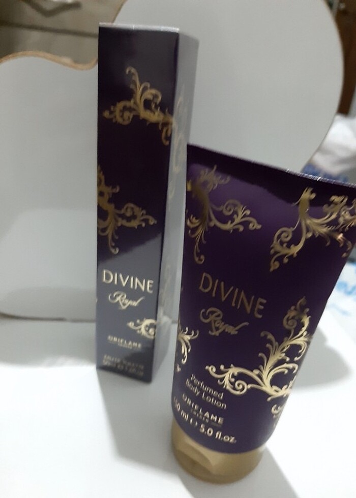 Oriflame divine royal parfum seti sifir jlatinli - Görsel 3
