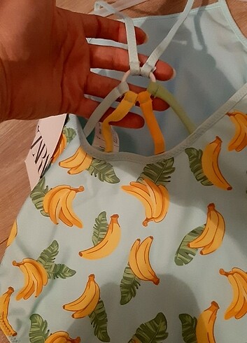 Zara 6-7 yaş kız çocuk mayo sıfır etiketli sırtı detayli  - Görsel 3