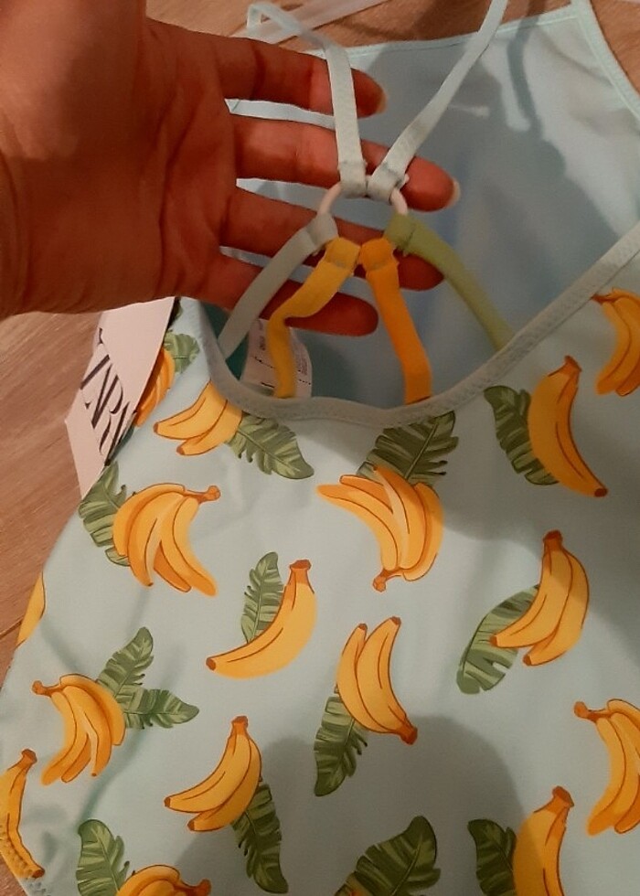 Zara 6-7 yaş kız çocuk mayo sıfır etiketli sırtı detayli  - Görsel 3