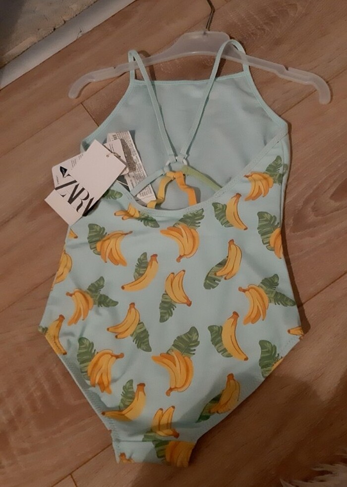 Zara 6-7 yaş kız çocuk mayo sıfır etiketli sırtı detayli  - Görsel 4