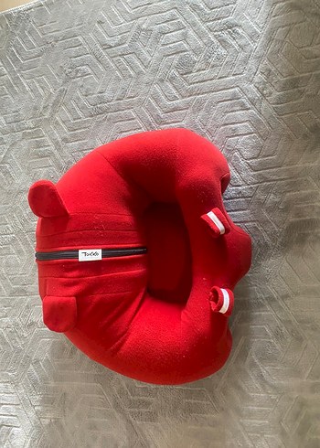 Kırmızı bebek destekmoturma minderi - Görsel 2