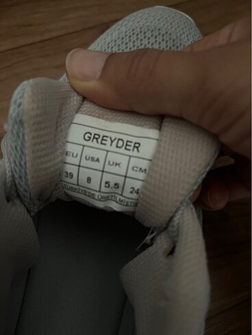 39 Beden gri Renk Kadın spor ayakkabı