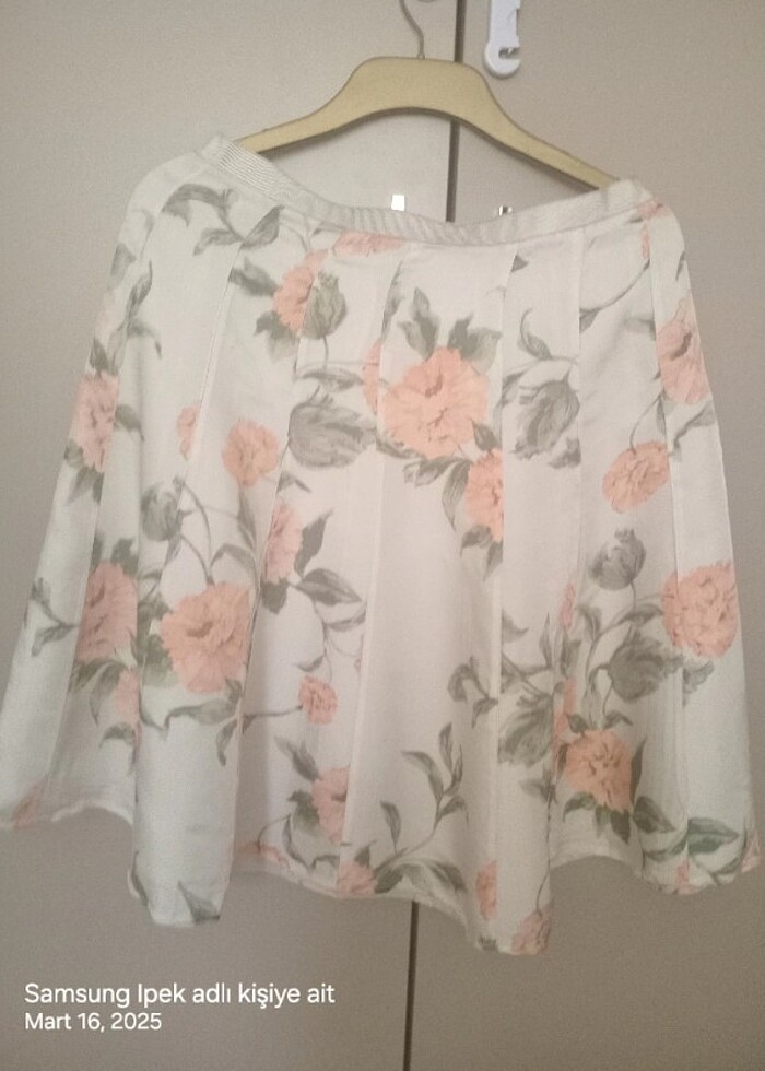 Astarı saten etek - Görsel 2