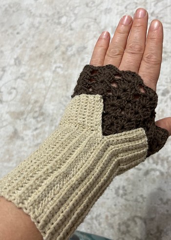 Bohem Örgü Kadın Eldiveni - Görsel 6