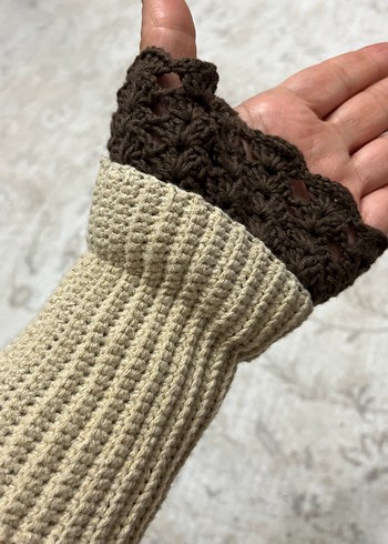 Bohem Örgü Kadın Eldiveni - Görsel 2