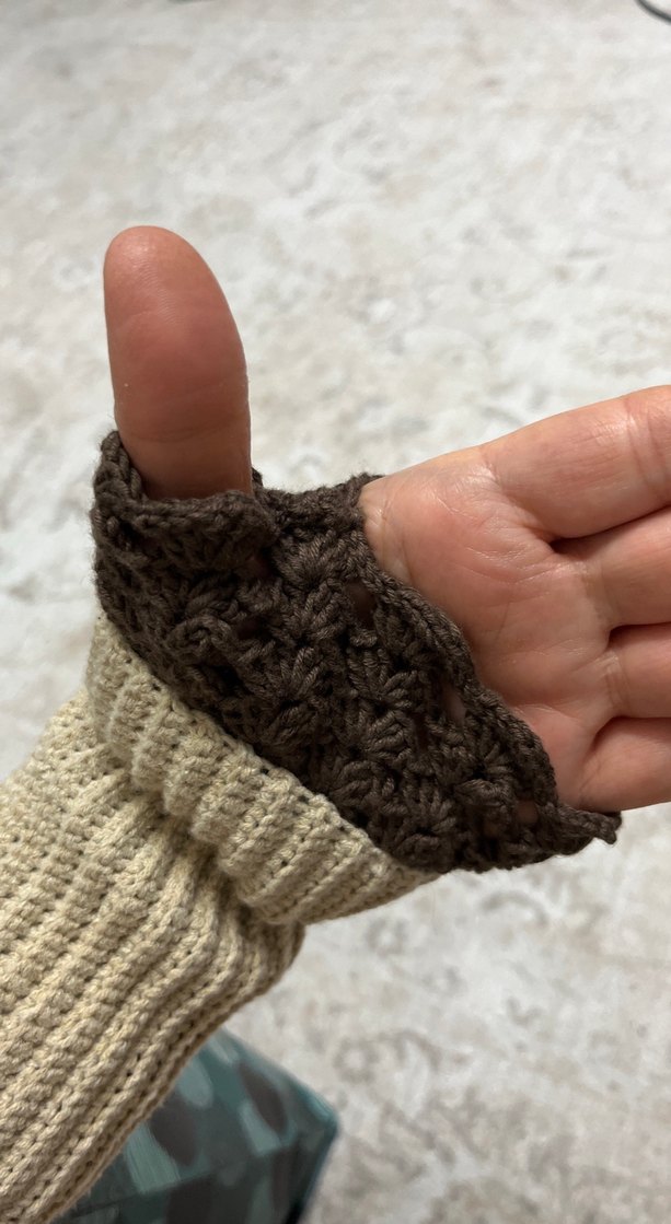 Bohem Örgü Kadın Eldiveni - Görsel 3