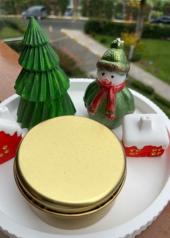 Renkli Noel Temalı Mum ve Dekor Seti - Görsel 3