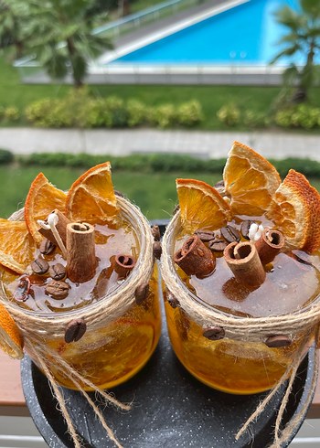 Portakal karanfil Dekoratif Mum Seti - Görsel 7