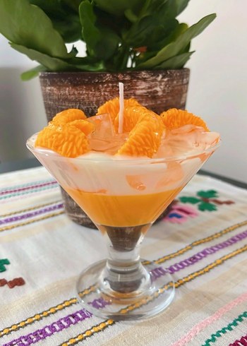 Beyaz At Figürlü Mum ve Mumluk Seti - Görsel 2