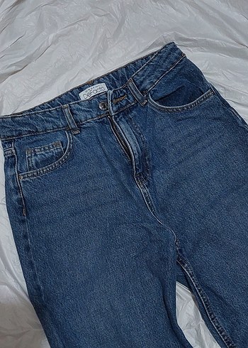 Lacivert Kadın Midi Boy Denim Pantolon