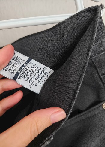 12-13 Yaş Beden okul için Kot Pantolon