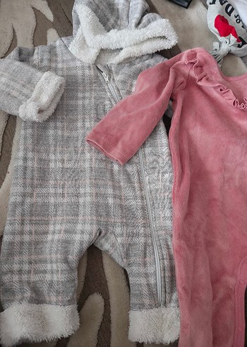 Kürklü  Bebek Kış Tulumları 3 adet - Görsel 3