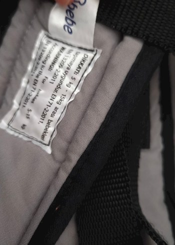 Gri Bebek Taşıyıcı Kanguru - Görsel 3