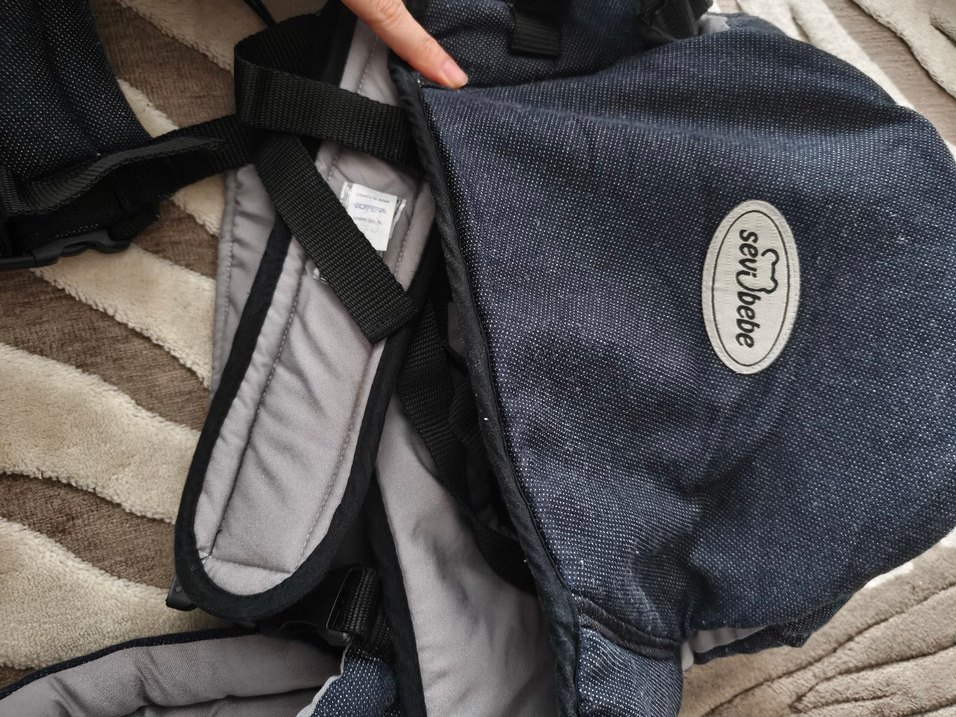 Gri Bebek Taşıyıcı Kanguru - Görsel 2