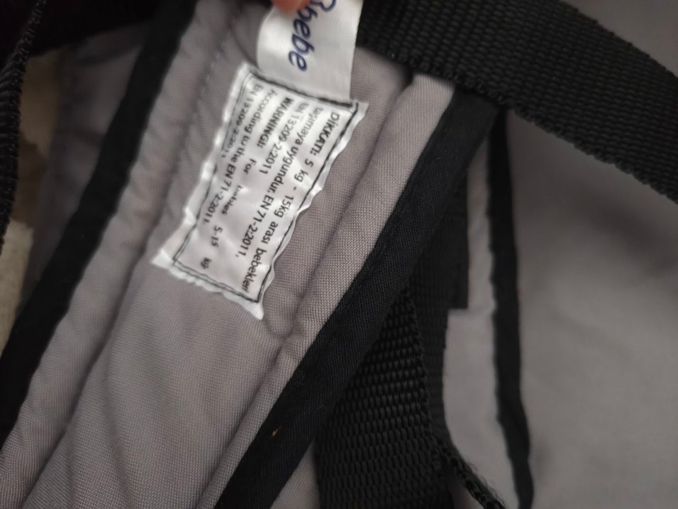 Gri Bebek Taşıyıcı Kanguru - Görsel 3