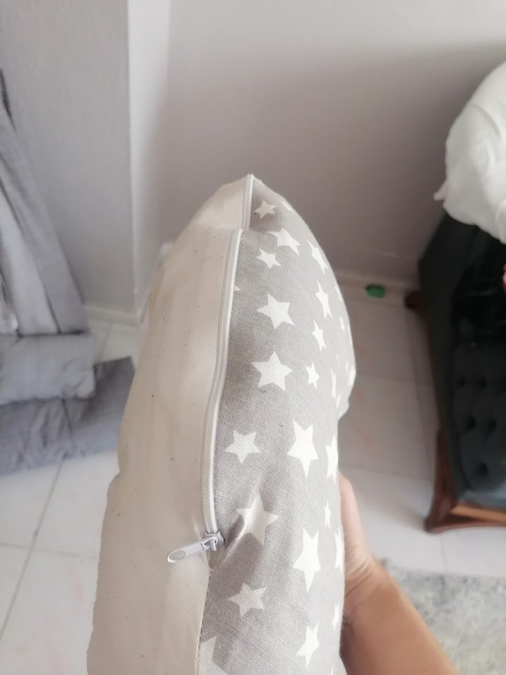 Gri Desenli Emzirme ve Hamilelik Yastığı - Görsel 2