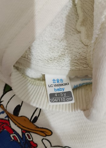 Çocuk Kapüşonlu Renkli Baskılı Sweatshirt - Görsel 2