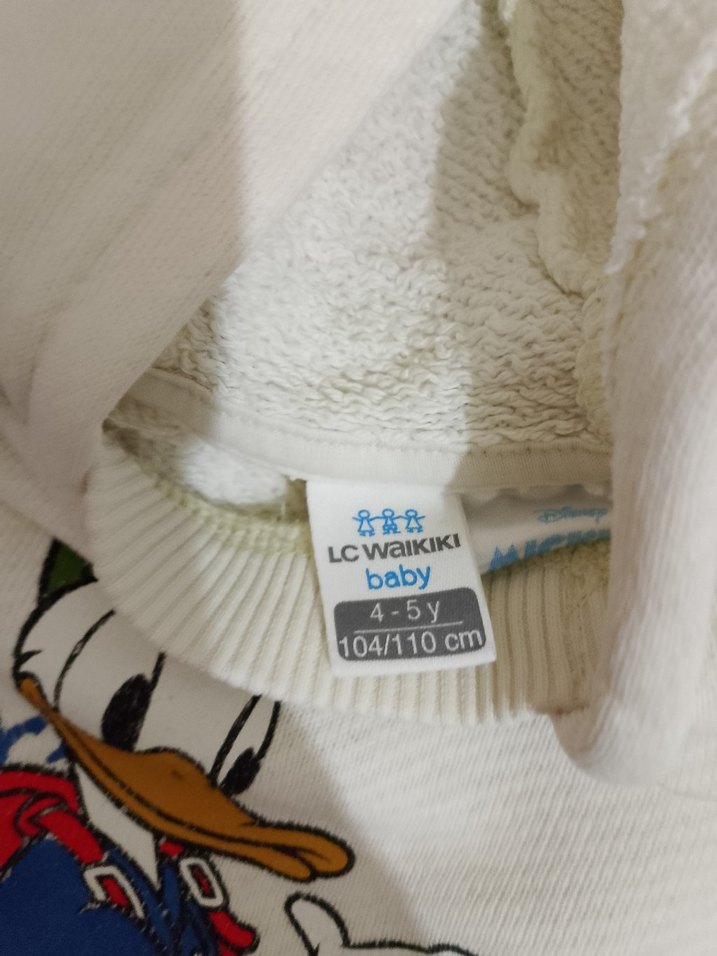 Çocuk Kapüşonlu Renkli Baskılı Sweatshirt - Görsel 2