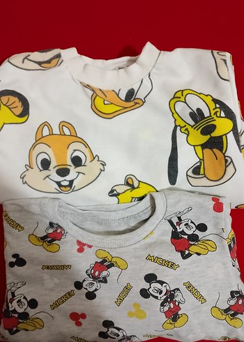 Renkli Baskılı Erkek Çocuk Uzun Kollu Sweatshirt - Görsel 2