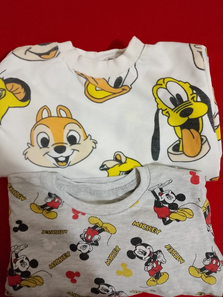 Renkli Baskılı Erkek Çocuk Uzun Kollu Sweatshirt - Görsel 2