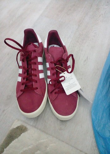 Adidas Bordo Süet Kadın Spor Ayakkabısı