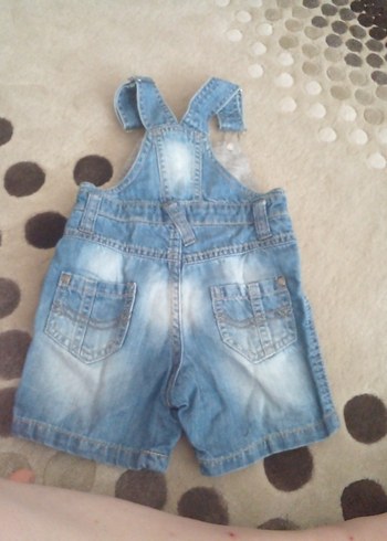Diğer Erkek Çocuk Mavi Denim Askılı Salopet