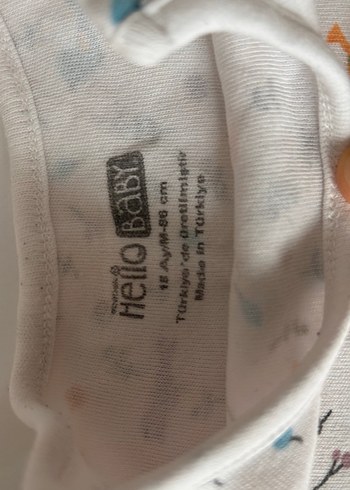 Kısa Kollu Baskılı Bebek Kız Body - Görsel 3