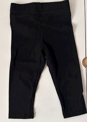 Kız Çocuk Siyah Denim Tayt - Görsel 2