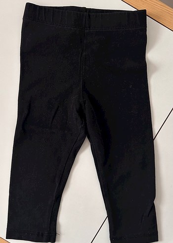 Kız Çocuk Siyah Denim Tayt - Görsel 3