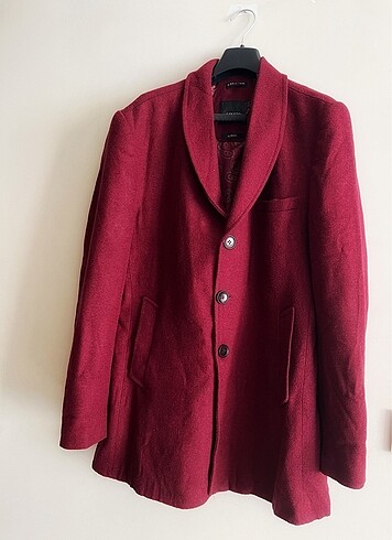 xl Beden bordo Renk Blazer ceket