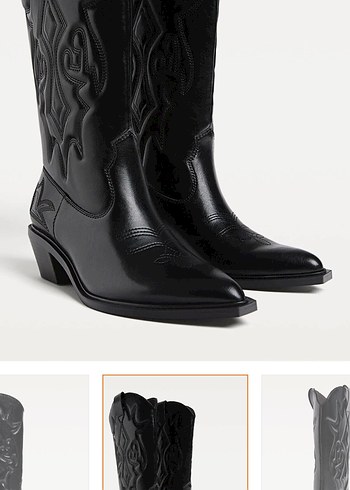Kovboy siyah çizme - Görsel 6