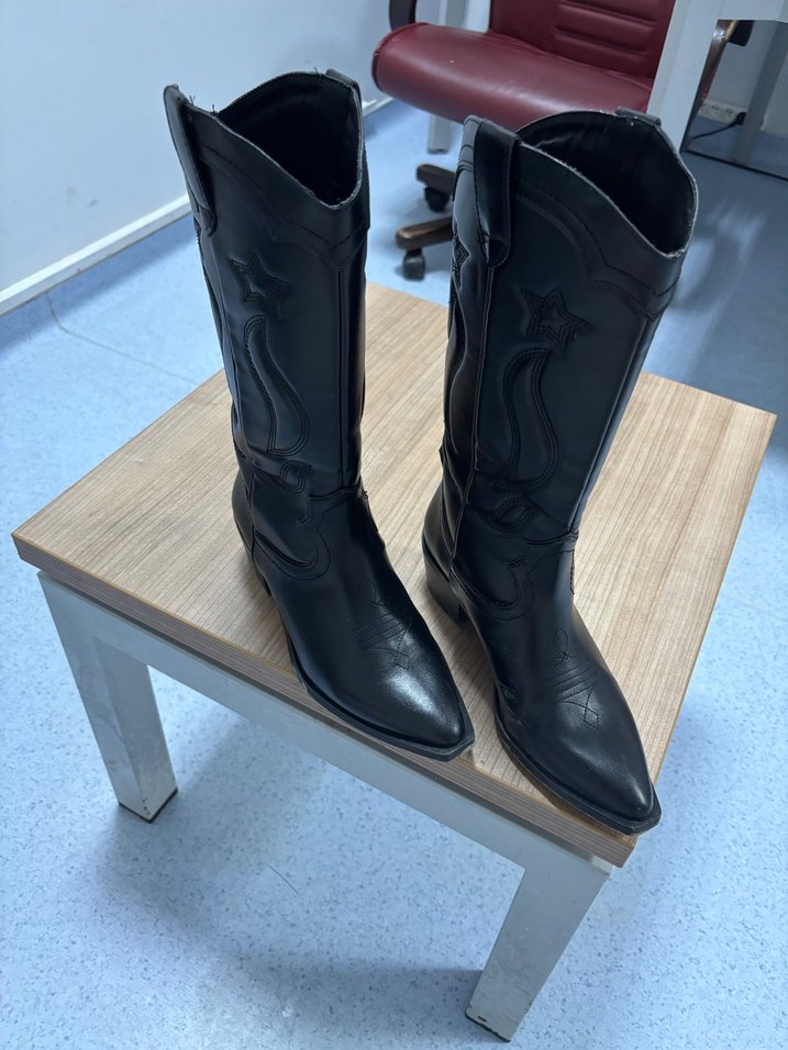 Kovboy siyah çizme - Görsel 2