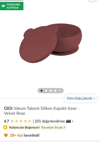 OiOi Kahverengi Renkli Çocuk Tabak Seti