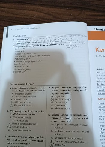 Beden Renk Sağlık Bilimleri İçin Temel Anatomi Kitabı