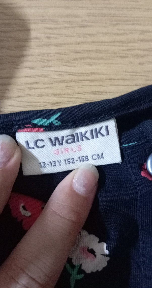 Çiçek Desenli Kız Çocuk Elbise - Görsel 2