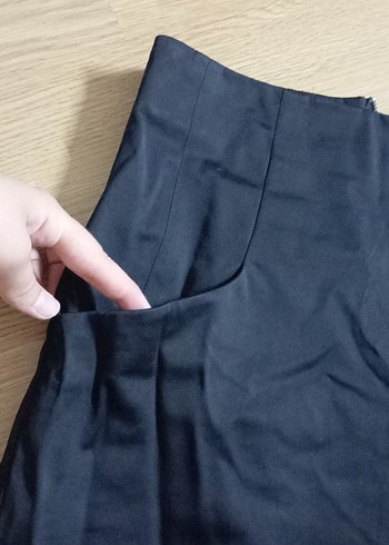 Lacivert Mini Kalem Etek - Görsel 2