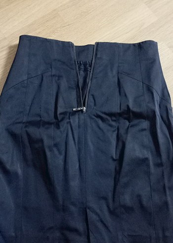 Lacivert Mini Kalem Etek - Görsel 3